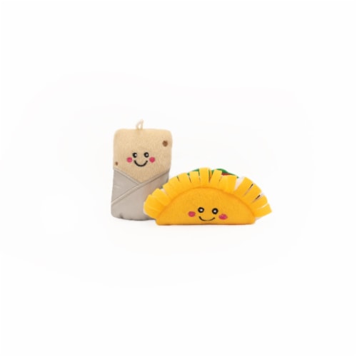 ZippyPaws NomNomz Plush Taco Dog Toy