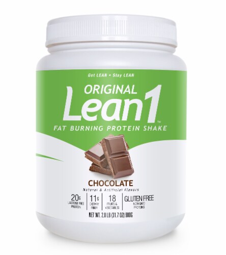 Nutrition 53 Lean1 Chocolate Fat Burning Meal Replacement Perspective: front