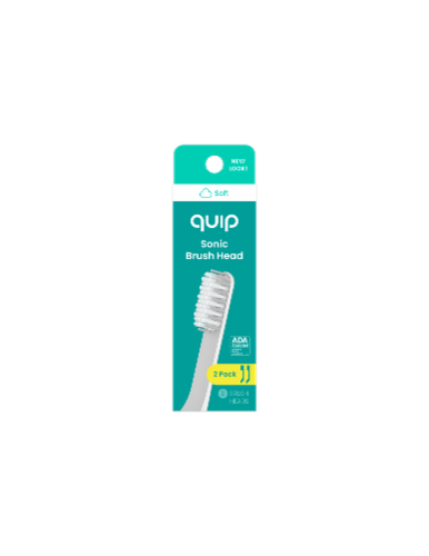 quip Sonic Brush Head Refill Pack Perspective: front