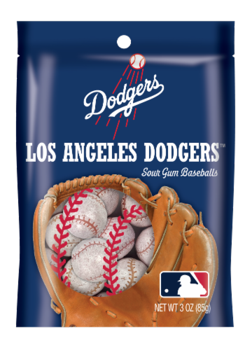 Big League Foods Dodgers™ Gumballs Perspective: front