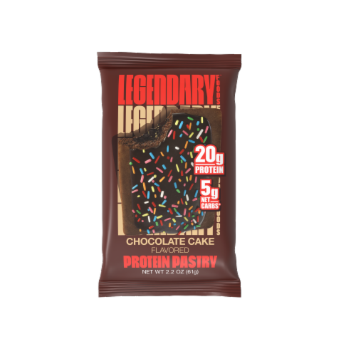 Legendary Foods™ Chocolate Cake Protein Pastry Perspective: front