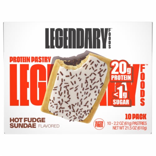 Legendary Foods™ Hot Fudge Sundae Tasty Pastry Perspective: front