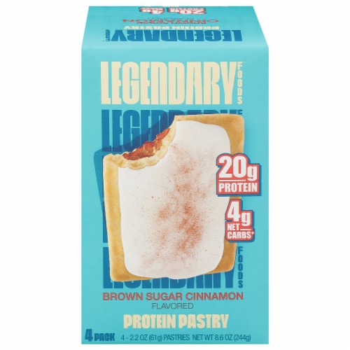 Legendary Foods™ Brown Sugar Cinnamon Protein Pastry Perspective: front