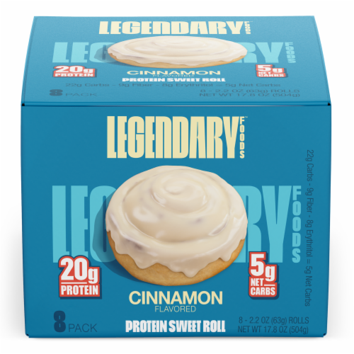 Legendary Foods™ Cinnamon Flavored Protein Sweet Roll Perspective: front