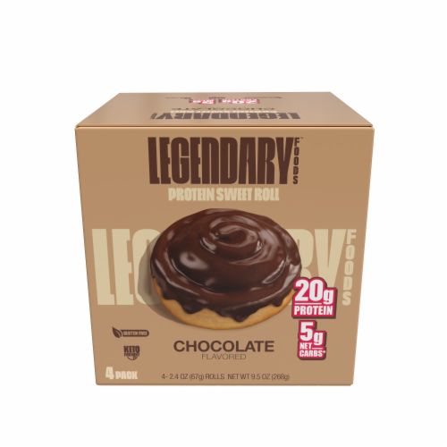 Legendary Foods™ Sweet Roll - Chocolate Perspective: front