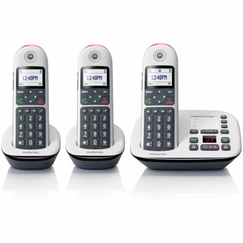 Motorola CD5013 Digital Cordless Handsets with Answering Machine Perspective: front
