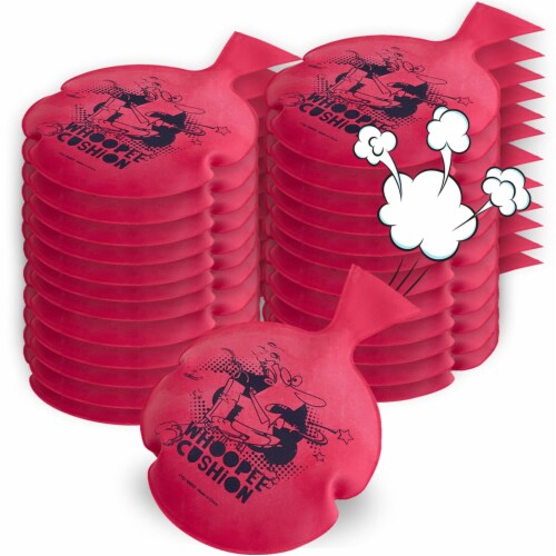 24 Pack Kicko 3  Mini Whoopee Cushions - Prank Novelty Toy - Party Favors, Rewards Perspective: front