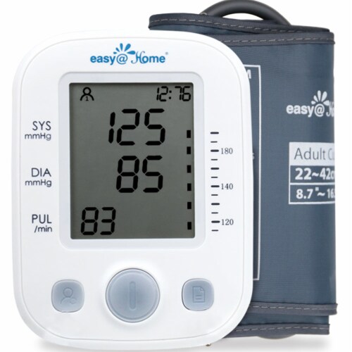 Easy@Home Digital Blood Pressure Monitor, EBP-020, 1 pc - Kroger