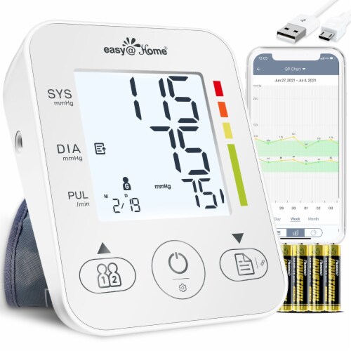 Veridian Home Automatic Digital Blood Pressure Monitor - White, Multiple  Sizes