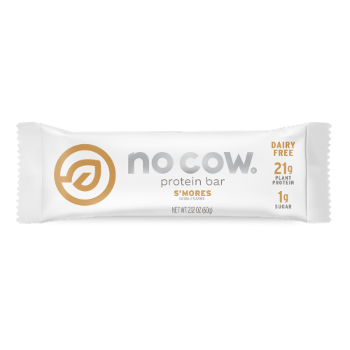 No Cow® Dairy Free S'mores Protein Bar Perspective: front