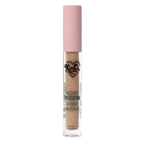 KimChi Chic Beauty Mattely Poppin Liquid Lipstick - Yaass Perspective: front