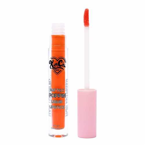 KimChi Chic Beauty Head Queen in Charge Mattely Poppin Liquid Lipstick Perspective: front