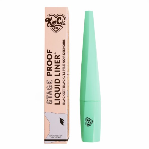 KimChi Chic Beauty® Stage Proof Liquid Liner® Classic Brush - Blackest Black Perspective: front