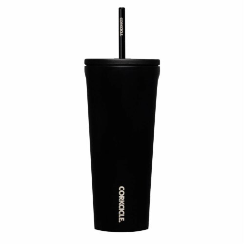 Corkcicle Cold Cup - Matte Black Perspective: front