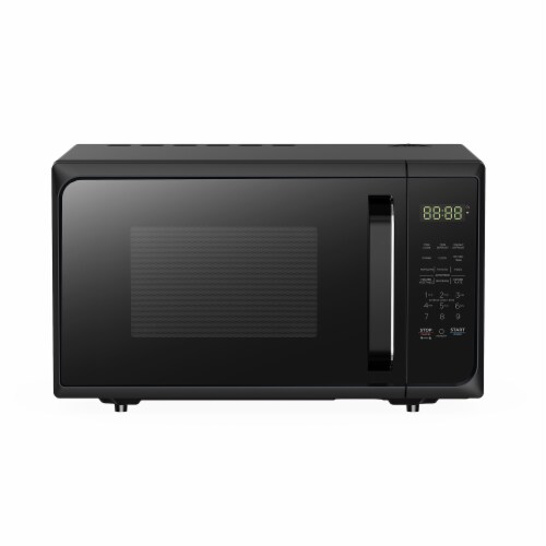 Black+Decker 0.9-Cubic Foot Pull Handle Microwave in Black