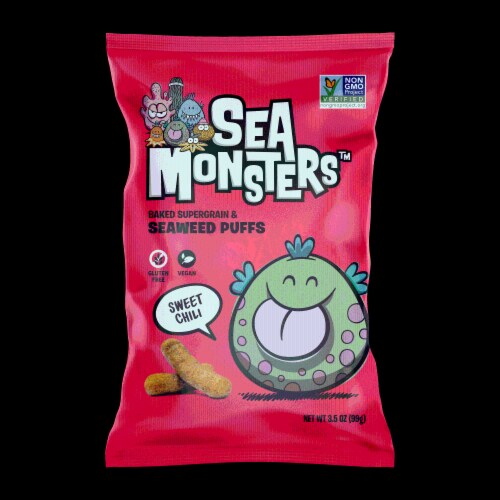 Sea Monsters™ Baked Seaweed Puff Sweet Chili Perspective: front