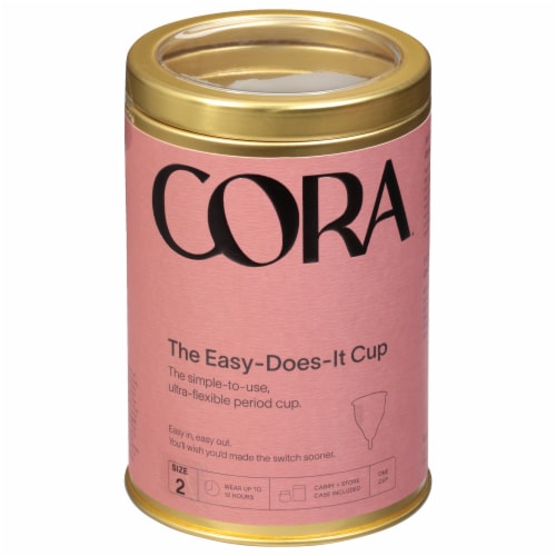 Cora Size 2 Period Cup Perspective: front