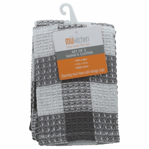 MUKitchen® Nana's Set Cotton Dish Cloths Perspective: front