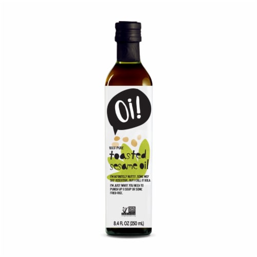 Oi! 100% Pure Toasted Sesame Oil Perspective: front