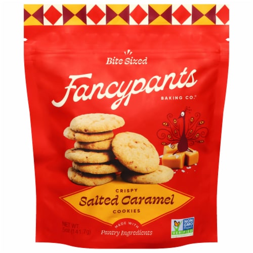 Fancypants Crispy Salted Caramel Cookies Perspective: front