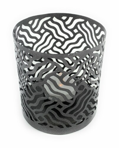 Vibhsa Votive Candle Holder - Gray Perspective: front