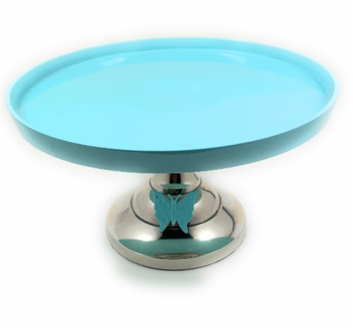 Vibhsa Butterfly Designer Cake Stand - Turquoise Perspective: front
