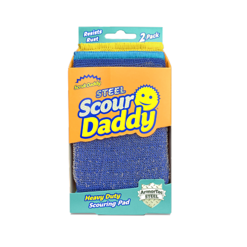 Scrub Daddy Scour Daddy Steel Scouring Pad Perspective: front