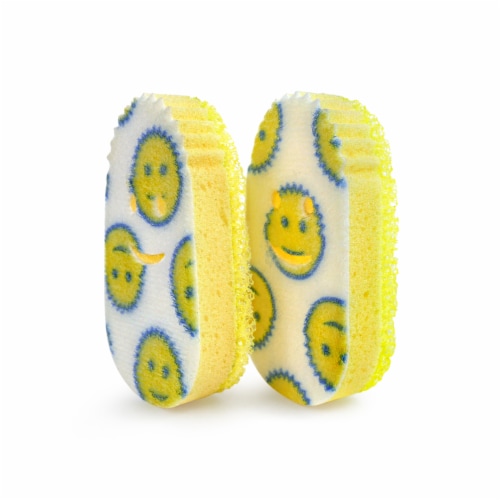 Scrub Daddy Dye Free Sponge Daddy Dual Sided Sponge & Scrubber, 3 pk -  Kroger