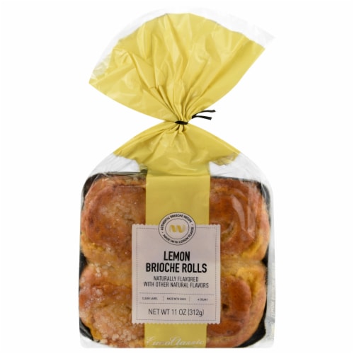 Euro Classic Lemon Brioche Rolls Perspective: front