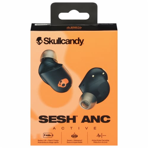 Skullcandy® Sesh Active ANC True Wireless In Ear Earbuds - Black Perspective: front