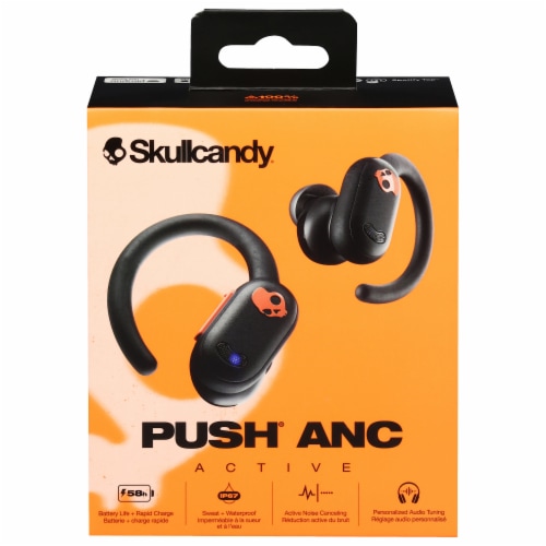Skullcandy® Push ANC True Wireless In-Ear Earbuds - Black Perspective: front