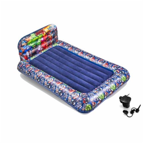 Living iQ Kids Blow Up Air Bed Mattress with Headboard and Pump 1