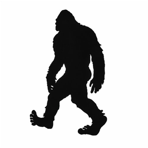 Black Metal Laser-Cut Bigfoot Silhouette Wall Décor Hanging Yeti Sasquatch  Art 24 Inches High, 24 Inch - King Soopers