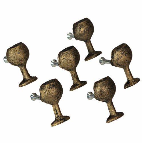 wine glass cabinet knobs