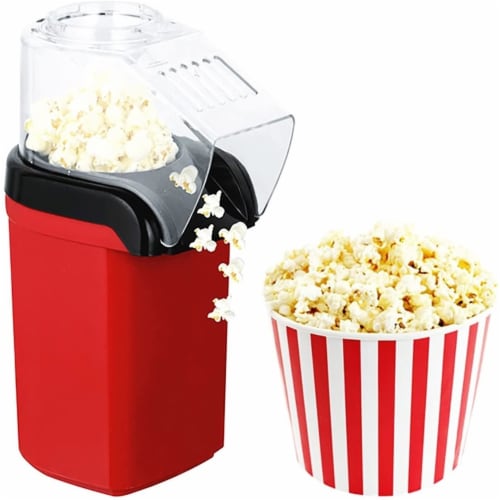 Popcorn Machine Hot Air Electric Popper Kernel Corn Maker Bpa Free No Oil  Red, 1 unit - Fry's Food Stores