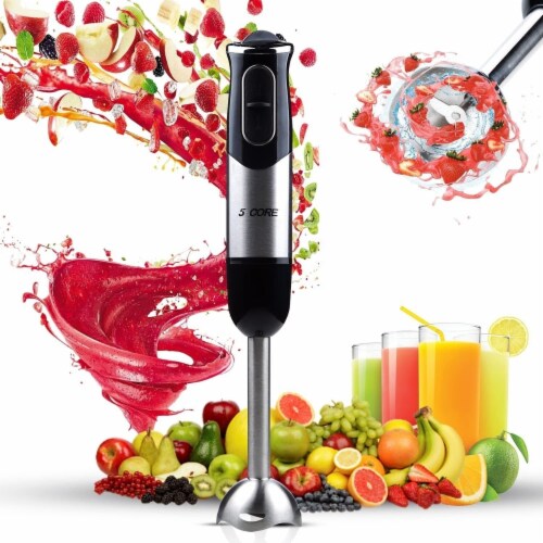 Hand Held Blender Stick 500 WATT Immersion 2 Speed Turbo Mixer 2 Titanium  Blades, 1 unit - Kroger