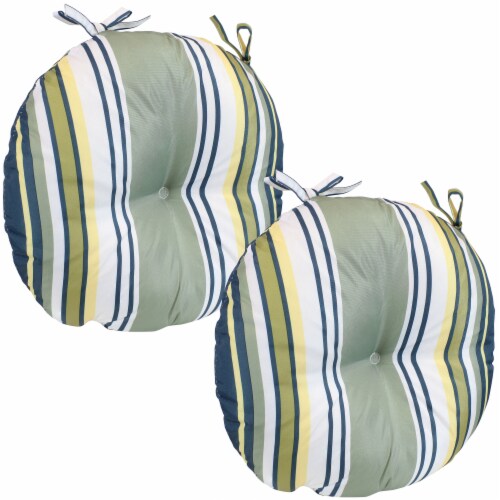 Bistro seat cushions round cheap
