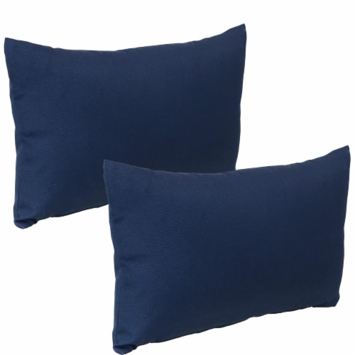 Navy outdoor lumbar pillow outlet