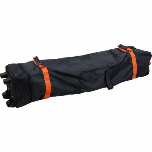 Sunnydaze Premium Pop-Up Canopy Rolling Carry Bag - Black - 12 ft x 12 ft Perspective: front