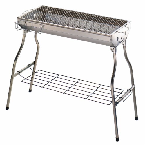 28.8 inches Portable Charcoal BBQ Grill Perspective: front