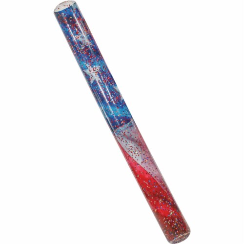 PoolCandy 72 In. Stars & Stripes Glitter Super Pool Inflatable Noodle Water Toy Perspective: front