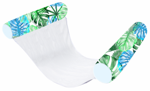 PoolCandy Pool Hammock - Palm Print Perspective: front