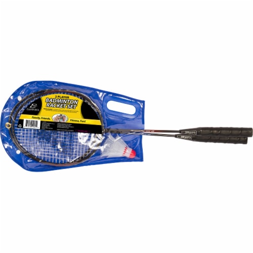 EastPoint 2 Player Badminton Racket Set Perspective: front