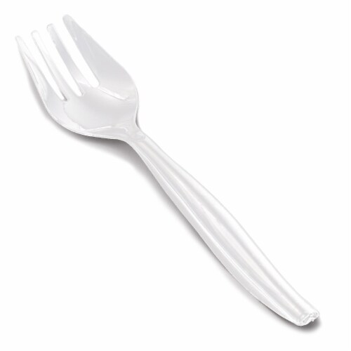 Clear Disposable Plastic Serving Forks (150 Forks), 150 Forks - Fry’s ...
