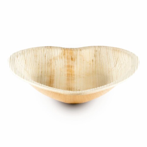 Heart Natural Palm Leaf Eco-Friendly Disposable Appetizer/Salad Plates ...