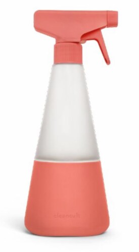 Cleancult Clay Red Glass All Purpose Cleaner Bottle Perspective: front