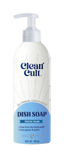 Clean Cult™ Fresh Rain Dish Soap Perspective: front