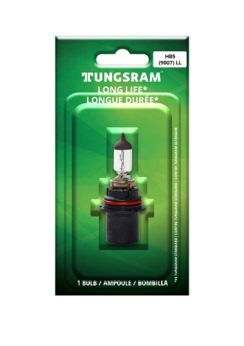 Tungsram 9007LL/BP Auto Bulb Perspective: front