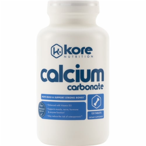 Kore Nutrition Calcium Carbonate Tablets Perspective: front