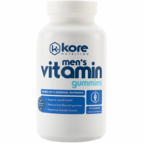 Kore Nutrition Men's Multi Vitamin Gummies Perspective: front